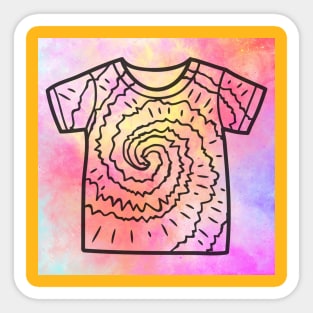 Tie Dye Shirt, that's the design Sticker